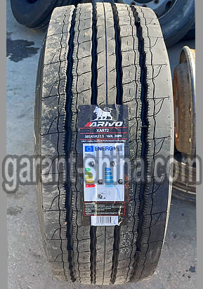 Arivo XART2 (прицепная) 385/55 R22.5 160K 20PR - Фото реального протектора с этикеткой